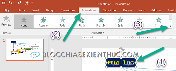 Tricks] Cách tạo hiệu ứng chuyển động trong PowerPoint, đơn giản