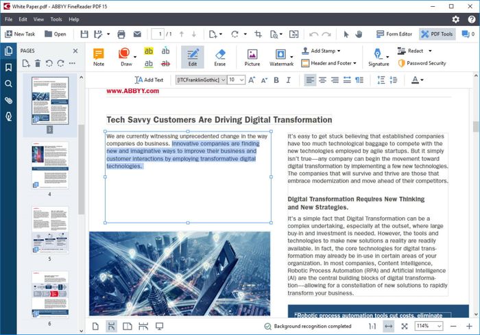 ABBYY FineReader PDF - Tải về