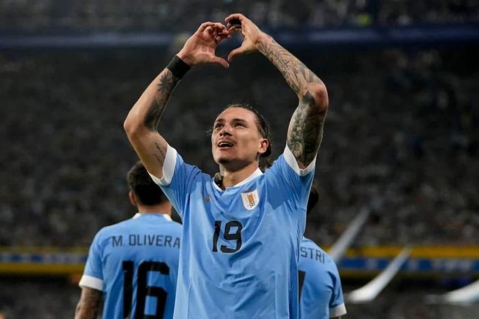 Darwin Nunez: 'Uruguay đặt mục tiêu tới những thành tựu tuyệt vời'