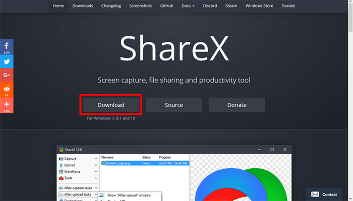 Phần mềm ShareX