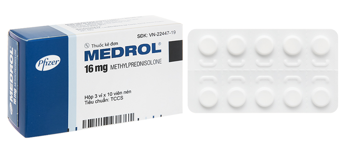 Medrol là một loại thuốc kháng viêm, có chứa Methylprednisolone là thành phần chính.