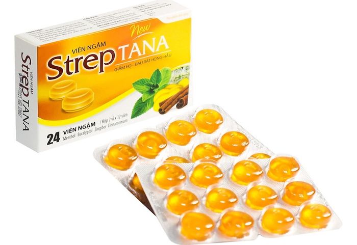 Viên ngậm ho Streptana