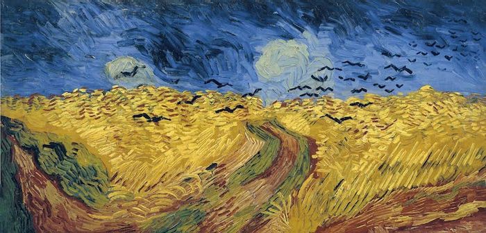 Cánh đồng lúa với những con quạ của Vincent van Gogh