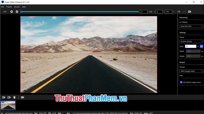 Topaz Video Enhance AI - Phần mềm tăng độ phân giải video