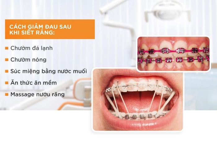 Một số cách giúp giảm đau sau khi cài răng