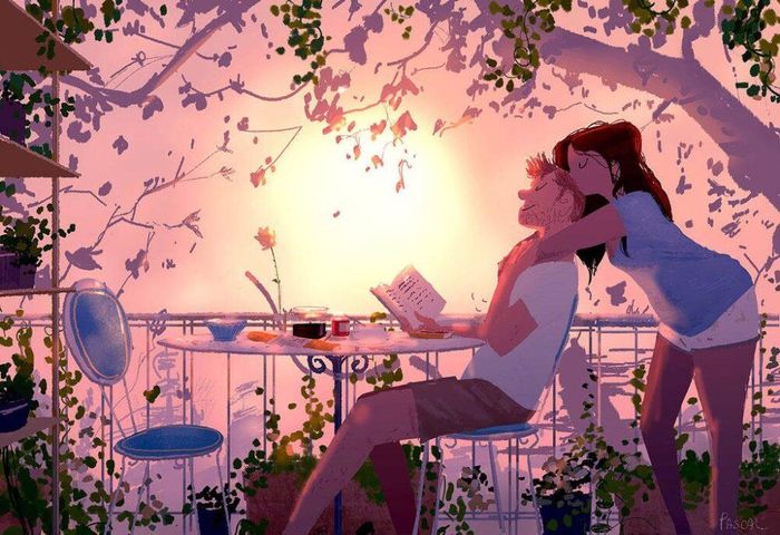 40 hình ảnh Illustration Tình yêu lãng mạn của Pascal Campion - GenZ Academy