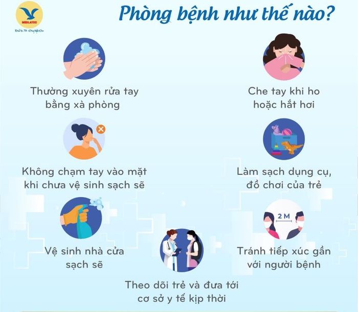 MEDLATEC hướng dẫn các biện pháp phòng tránh tay chân miệng tại nhà