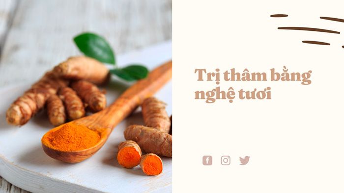 Tác dụng làm mờ thâm của nghệ đã được chứng minh