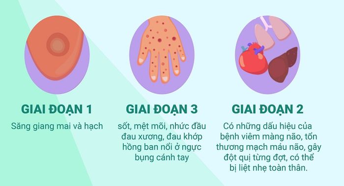 Các dấu hiệu của bệnh giang mai theo từng giai đoạn