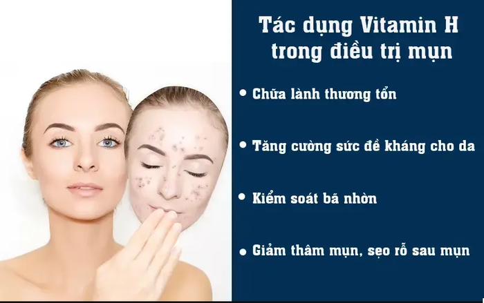 Những lợi ích nổi bật của vitamin H cho da