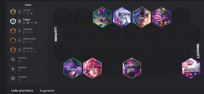 Đội hình Syndra Thần Rừng ĐTCL mùa 11