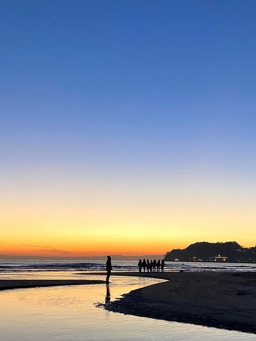 Hoàng hôn tại Enoshima