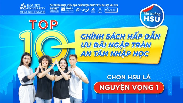 Chính sách học phí và ưu đãi tại Đại học Hoa Sen