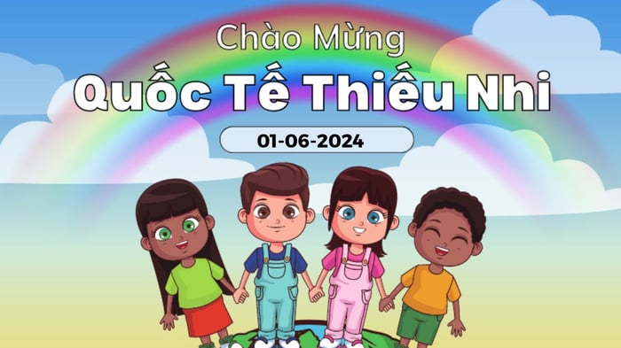 Phông nền cho ngày Quốc tế Thiếu nhi số 2