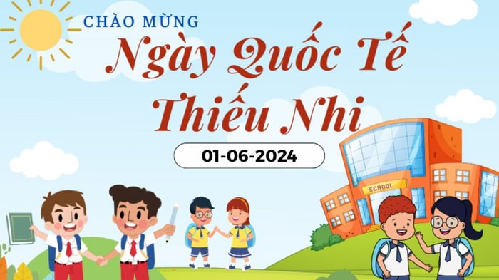 Phông nền cho ngày Quốc tế Thiếu nhi số 4