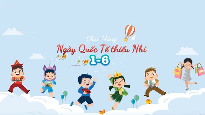 Phông nền ngày Quốc tế Thiếu nhi thứ 11