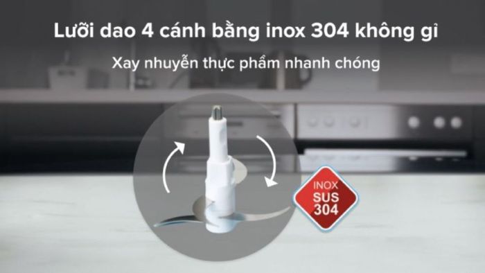 Cách lắp máy xay thịt đúng cách tại nhà bước 3