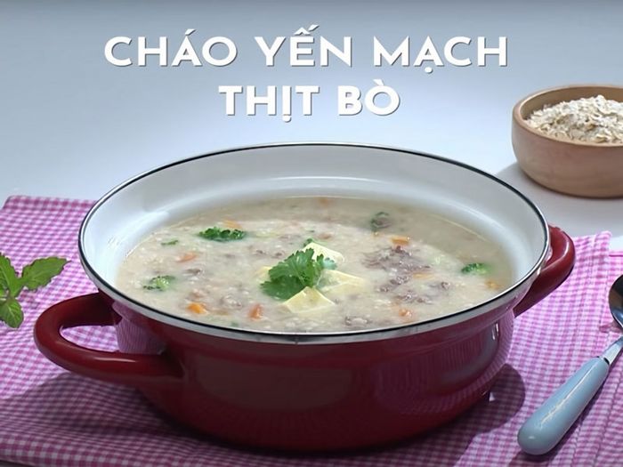 Cháo yến mạch bổ dưỡng