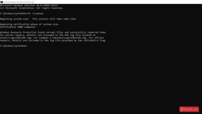 Dòng lệnh Command Prompt 4