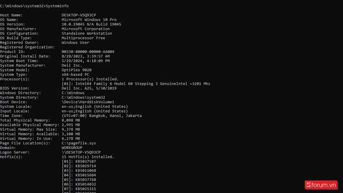 Dòng lệnh Command Prompt 5