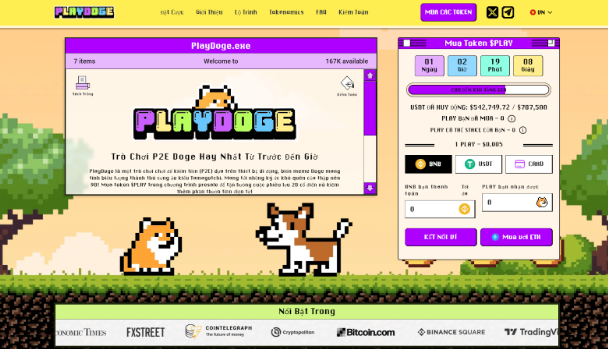 Chương Trình Presale PlayDoge Vượt Qua Mốc 500 Nghìn Đô La