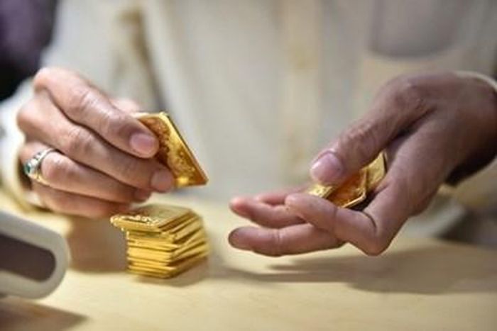 Giá vàng trong nước giảm mạnh. Hình ảnh: vietnamnet.vn