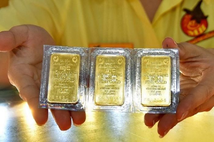 Giá vàng SJC giảm xuống mức 83 - 87 triệu đồng/lượng, đây là mức giảm sâu nhất trong vòng 1 tháng qua. (Ảnh: MH).