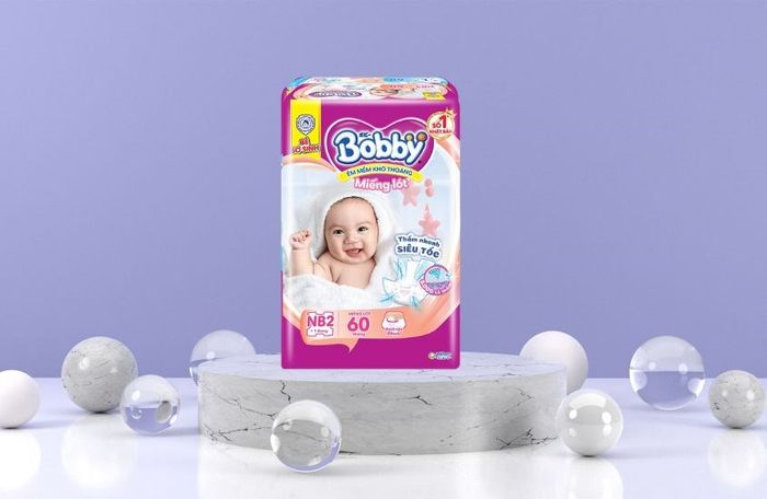 Miếng lót Bobby size NB2 60 miếng (Từ 1 tháng)