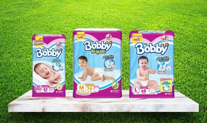 Các loại tã quần Bobby cho bé