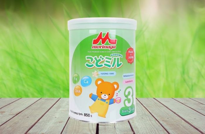 Sữa bột Morinaga Kodomil số 3 vị vani 850g (từ 3 tuổi)