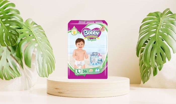 Tã quần Bobby size L 68 miếng (9 - 13 kg)
