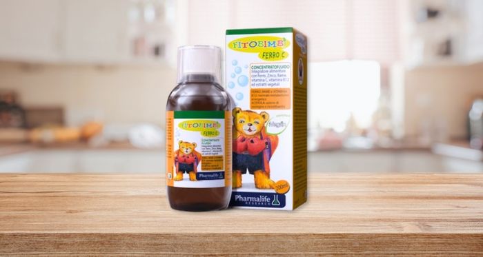 Siro Fitobimbi Ferro C bổ sung sắt, kẽm và vitamin C 200 ml (từ 6 tháng đến 12 tuổi)