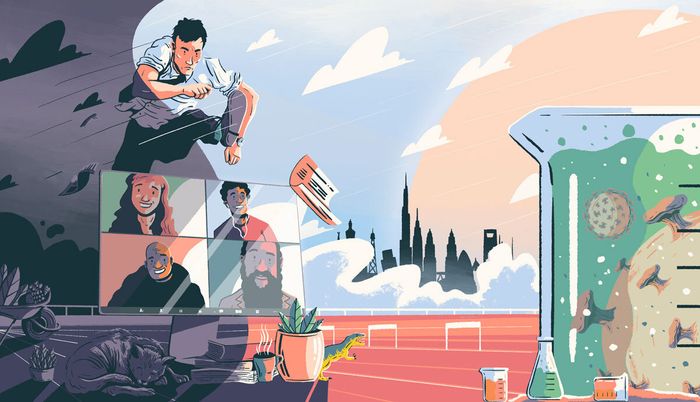 Arab News Illustration lukebrookes. Luke Brookes Illustration