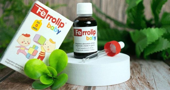 Siro Ferrolip Baby giúp tăng cường sắt, hỗ trợ sản xuất hồng cầu 30 ml (dành cho trẻ từ 0 tháng tuổi)