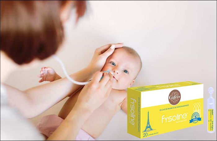 Nước muối kháng viêm vệ sinh mũi Fysoline dung tích 5 ml (Hộp 20 ống)