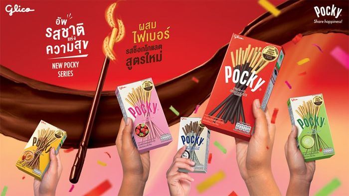 Bánh que Glico có nhiều dòng sản phẩm và nhiều hương vị khác nhau