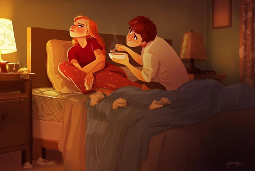 12 cung hoàng đạo trước và sau khi yêu