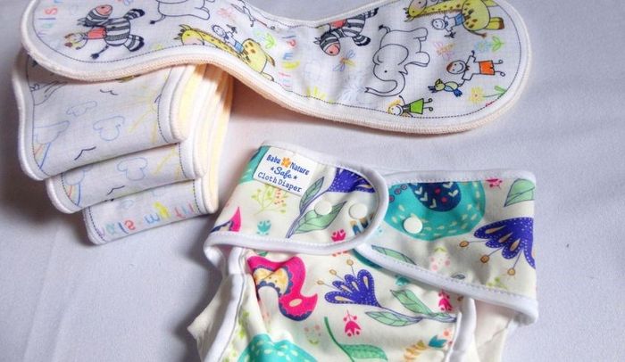 Tã vải Babu Nature làm từ chất liệu Suede Cloth.