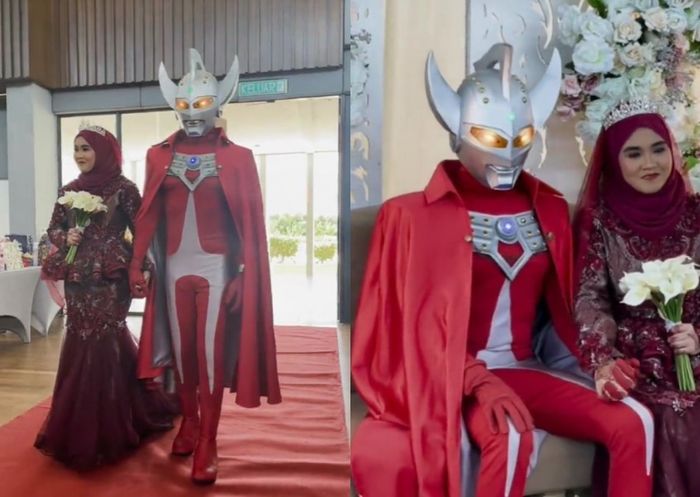 Chú rể hóa Ultraman trong ngày cưới