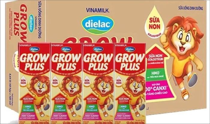 Thùng 48 hộp sữa pha sẵn Dielac Grow Plus (sữa non) dung tích 180 ml.