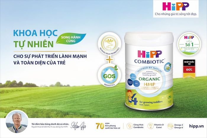 Sữa bột HiPP Organic Combiotic số 1 800g (0 - 6 tháng tuổi)