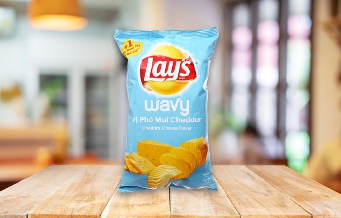 Bánh snack khoai tây vị phô mai Cheddar Lay