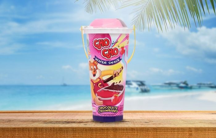 Bánh que chấm socola vị dâu Chocho 35g (phù hợp cho trẻ từ 2 tuổi trở lên)
