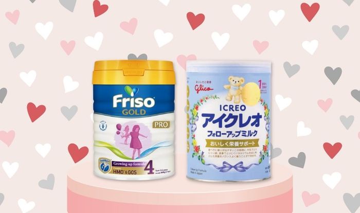 Cả Sữa Friso Gold và sữa Glico đều cung cấp đầy đủ dinh dưỡng cho bé