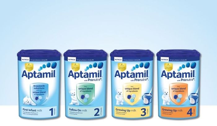 Sữa Aptamil Pronutra giúp bé phát triển chiều cao đồng đều