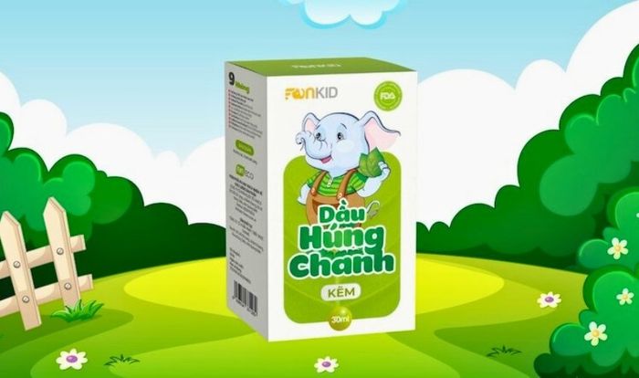 Dầu húng chanh kẽm Fankid tăng cường sức đề kháng, dạng 30 ml (dành cho trẻ sơ sinh)