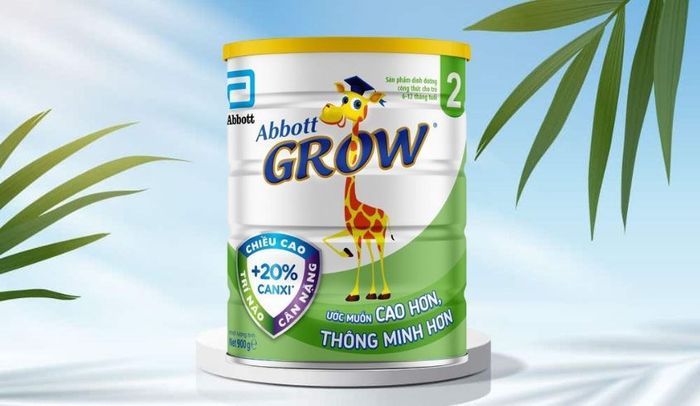 Sữa bột Abbott Grow số 2 hương vani 900g (6 - 12 tháng)
