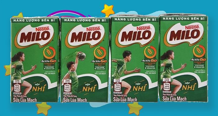 Bộ 4 hộp đồ uống lúa mạch Nestlé Milo 115 ml (dành cho trẻ từ 2 tuổi)