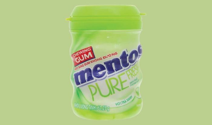 Kẹo singum Mentos Pure Fresh hương bạc hà và trà xanh dung tích 61.25g