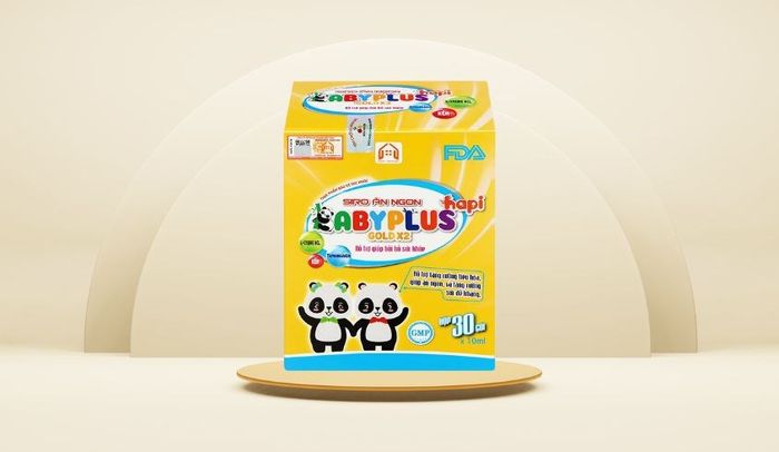 Siro Hapi Baby Plus giúp bé ăn ngon, bồi bổ sức khỏe trong 30 gói